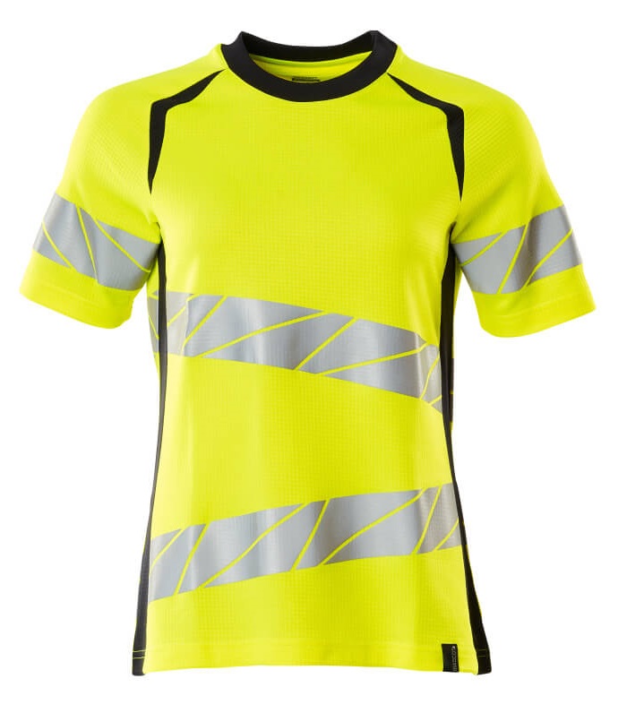MASCOT-Warnschutz, Warn-Damen T-Shirt, ACCELERATE SAFE, warngelb/schwarzblau