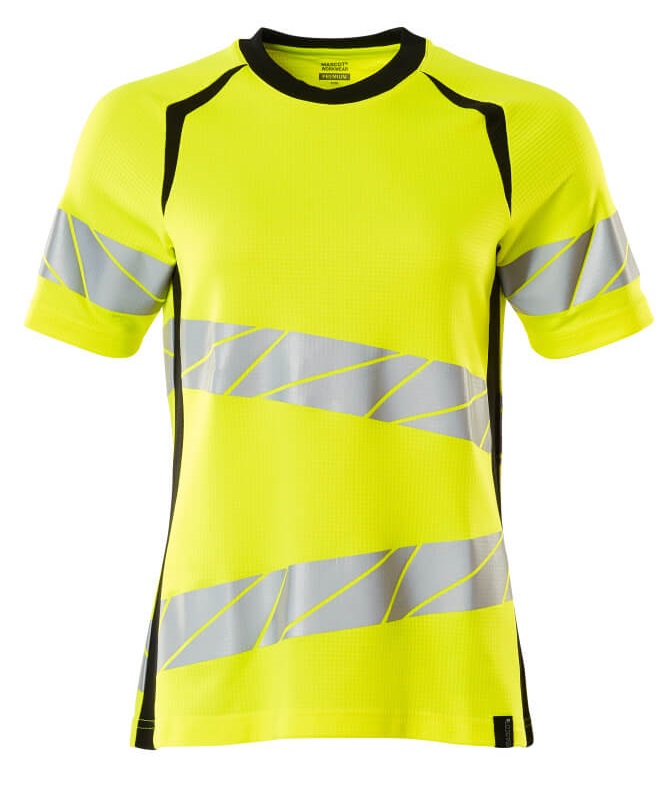 MASCOT-Warnschutz, Warn-Damen T-Shirt, ACCELERATE SAFE, warngelb/schwarz