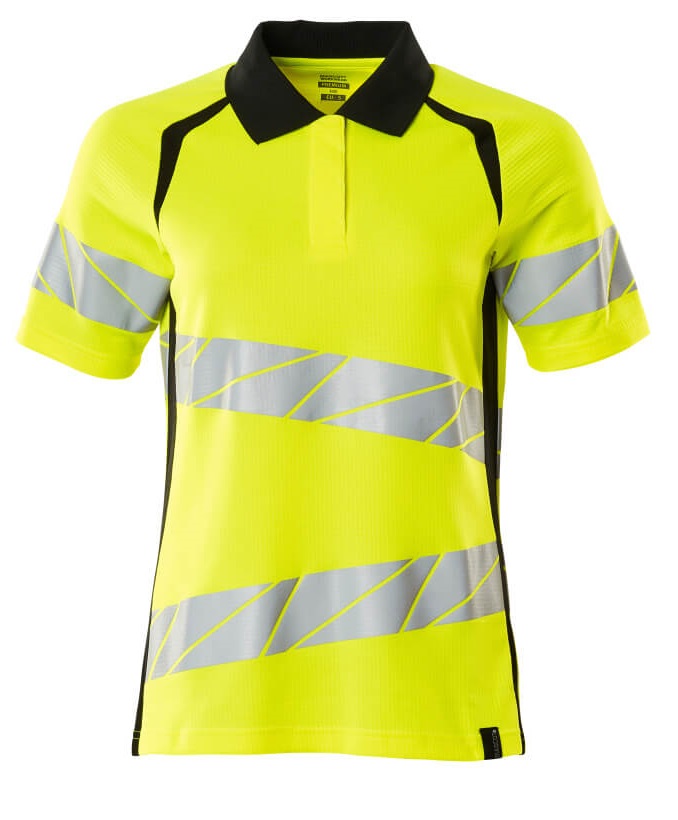 MASCOT-Warnschutz, Warn-Damen Polo-Shirt, ACCELERATE SAFE, warngelb/schwarz