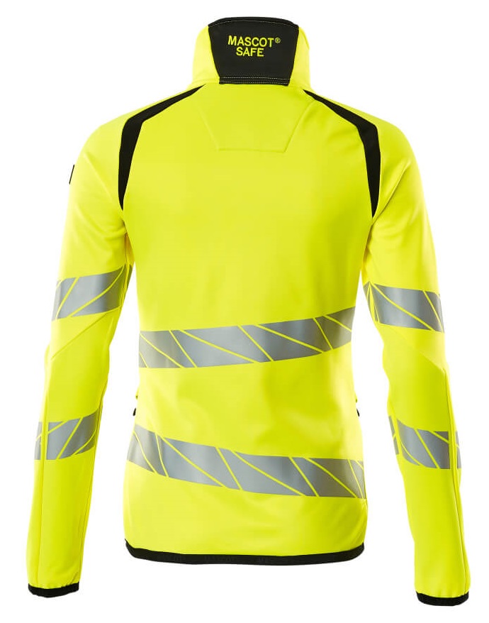 MASCOT-Warnschutz, Warn-Damen Fleecepullover, ACCELERATE SAFE, warngelb/schwarz