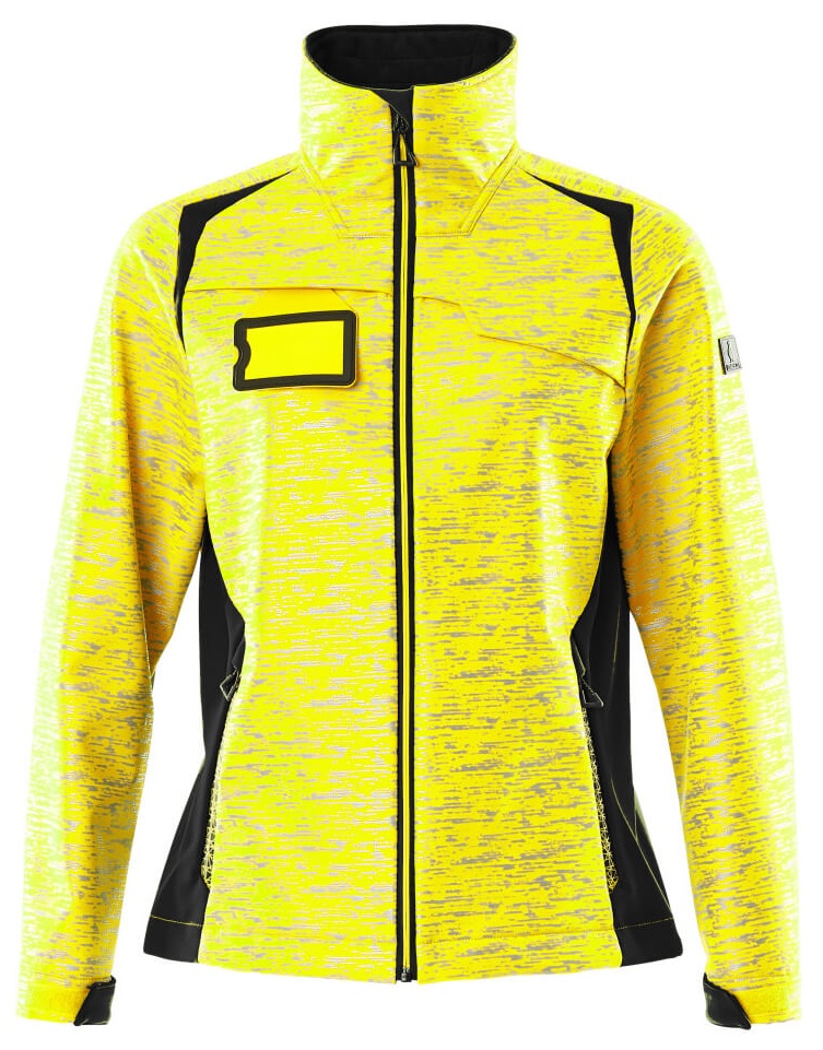 MASCOT-Warnschutz, Damen Warn-Softshell Jacke, ACCELERATE SAFE, high vis gelb/schwarz