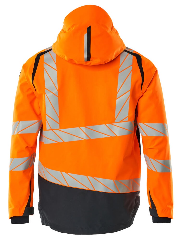 MASCOT-Warnschutz, Warn-Hard Shell Jacke, ACCELERATE SAFE, high vis orange/schwarzblau
