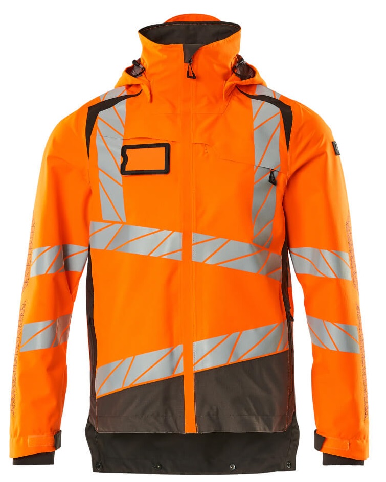 MASCOT-Warnschutz, Warn-Hard Shell Jacke, ACCELERATE SAFE, high vis orange/dunkelanthrazit