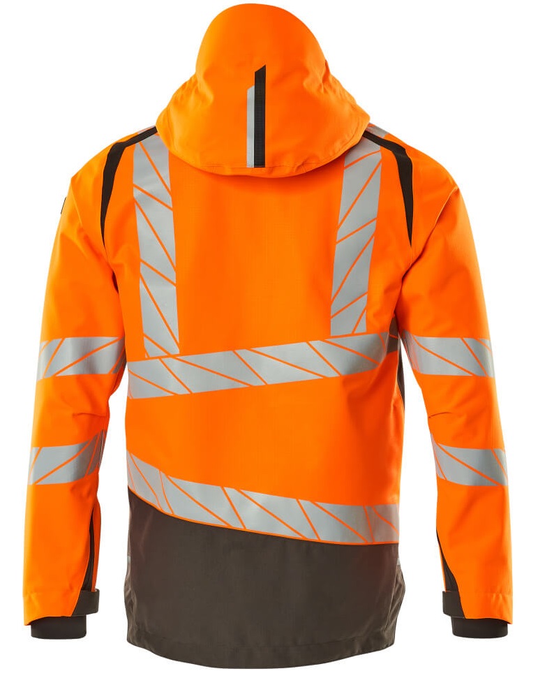 MASCOT-Warnschutz, Warn-Hard Shell Jacke, ACCELERATE SAFE, high vis orange/dunkelanthrazit