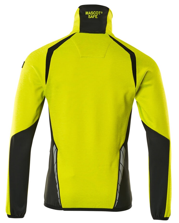 MASCOT-Warnschutz, Warn-Fleecepullover, ACCELERATE SAFE, high vis gelb/schwarz