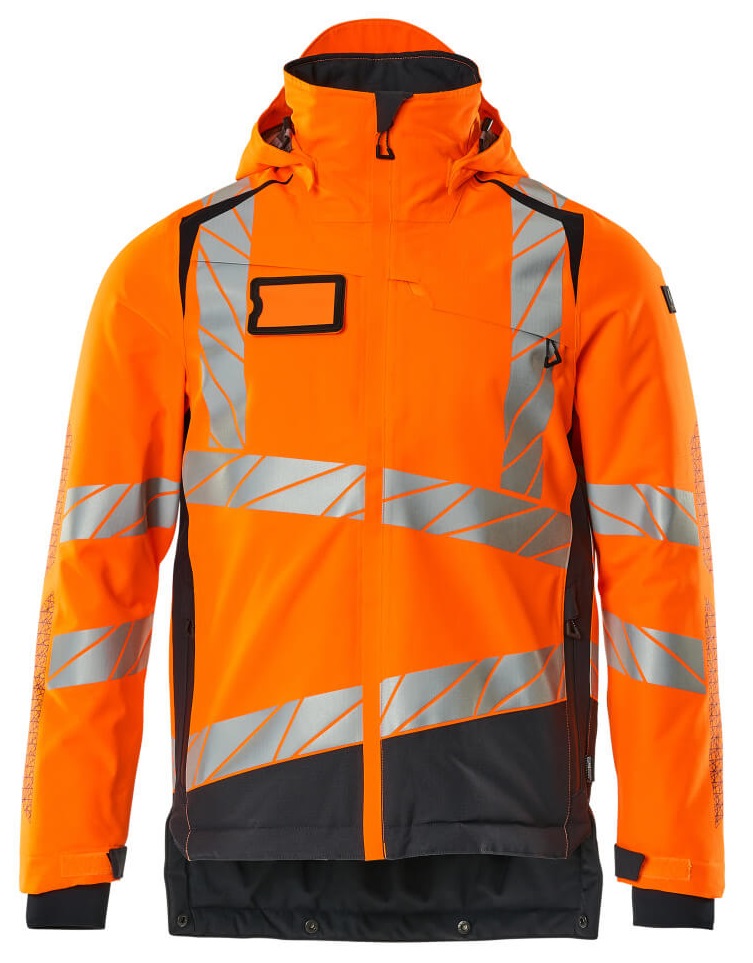 MASCOT-Warnschutz, Warn-Winterjacke, ACCELERATE SAFE, high vis orange/schwarzblau