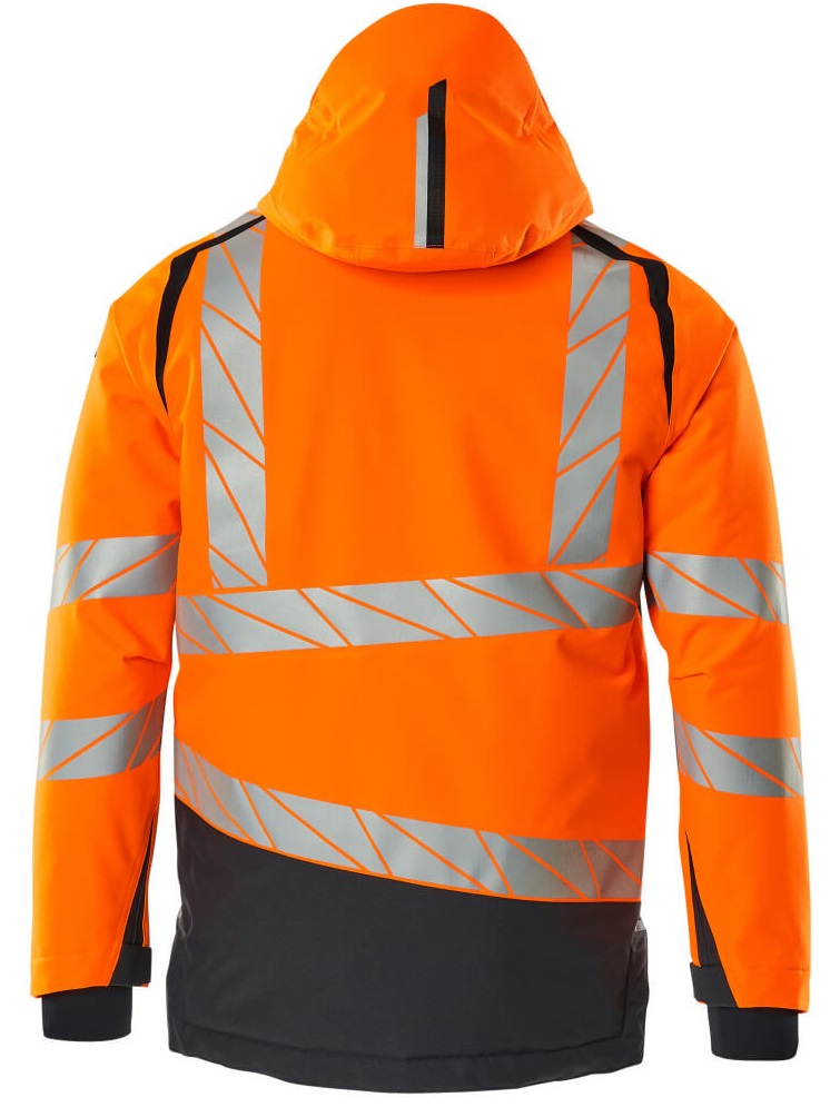 MASCOT-Warnschutz, Warn-Winterjacke, ACCELERATE SAFE, high vis orange/schwarzblau