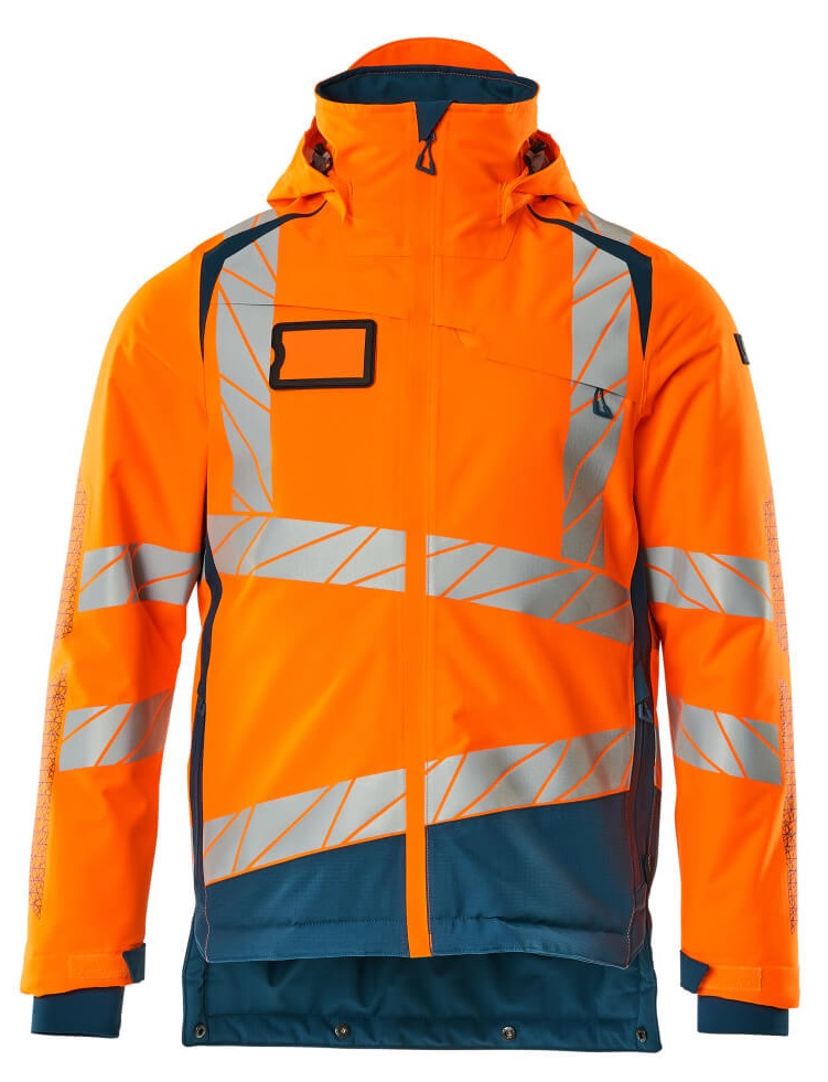 MASCOT-Warnschutz, Warn-Winterjacke, ACCELERATE SAFE, high vis orange/dunkelpetroleum