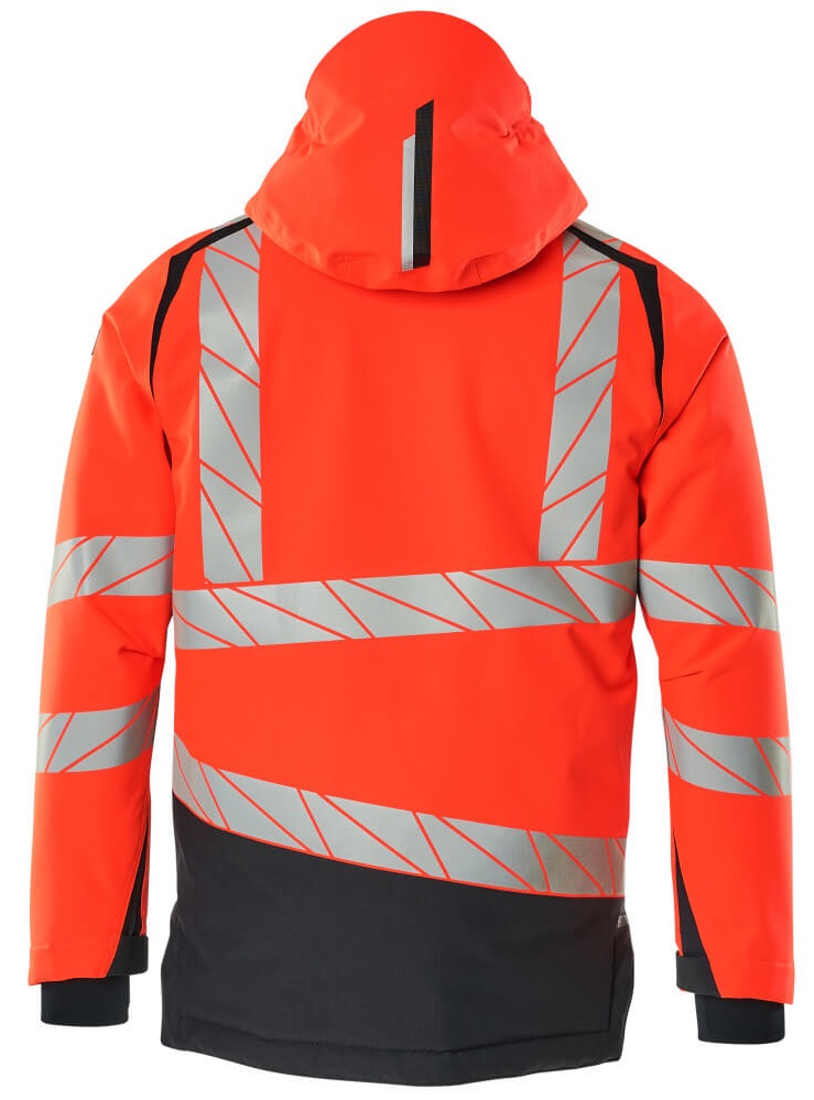 MASCOT-Warnschutz, Warn-Winterjacke, ACCELERATE SAFE, high vis rot/schwarzblau