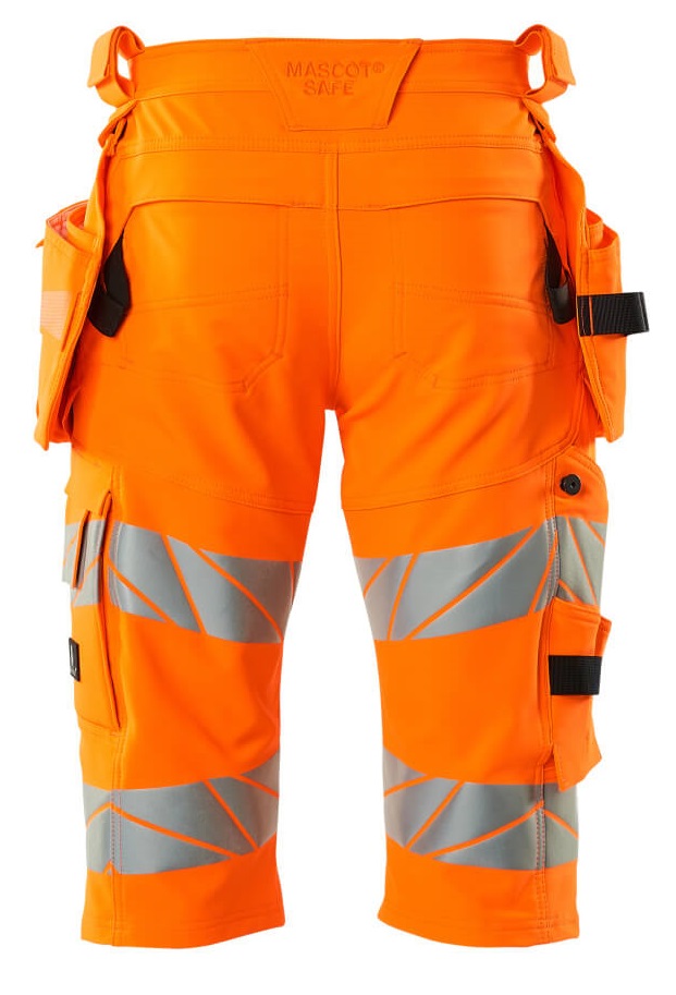 MASCOT-Warnschutz, Warn-Shorts, lang, ACCELERATE SAFE, high vis orange