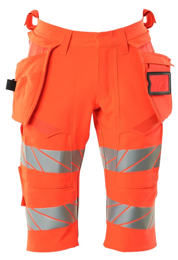 MASCOT-Warnschutz, Warn-Shorts, lang, ACCELERATE SAFE, high vis rot