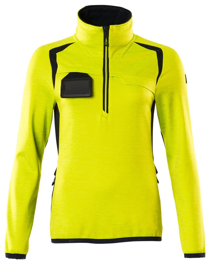MASCOT-Warnschutz, Warn-Damen Fleecepullover, ACCELERATE SAFE, high vis gelb/schwarz