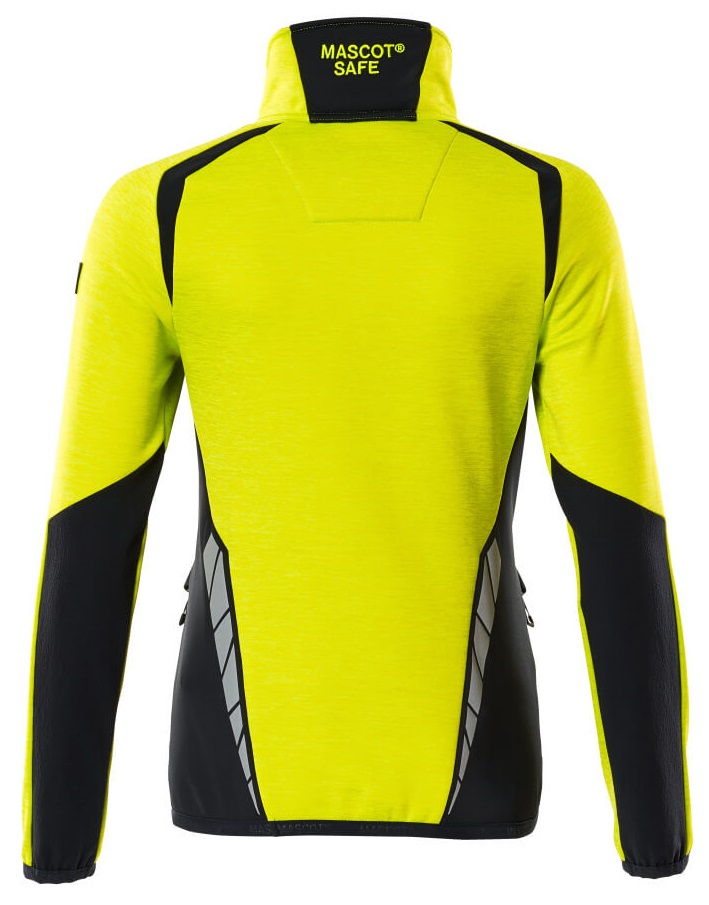 MASCOT-Warnschutz, Warn-Damen Fleecepullover, ACCELERATE SAFE, high vis gelb/schwarz