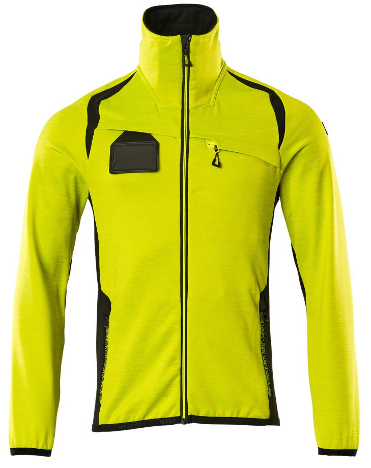 MASCOT-Warnschutz, Warn-Fleecepullover, ACCELERATE SAFE, high vis gelb/schwarz