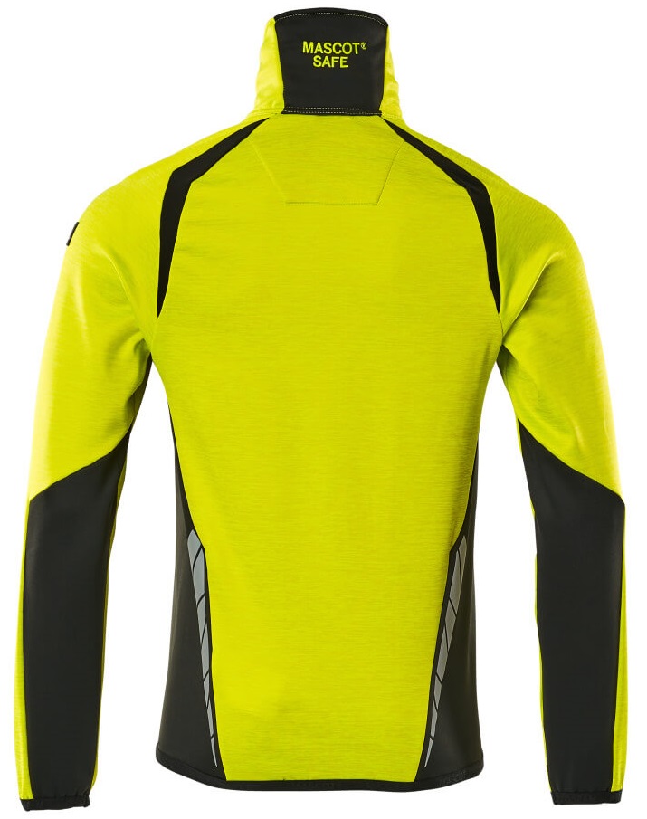 MASCOT-Warnschutz, Warn-Fleecepullover, ACCELERATE SAFE, high vis gelb/schwarz