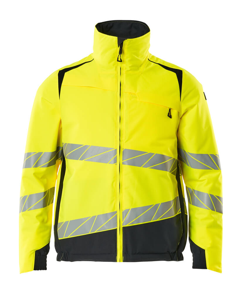 MMASCOT-Warnschutz, Warnschutz-Winterjacke, CLIMASCOT, high vis gelb/schwarzblau