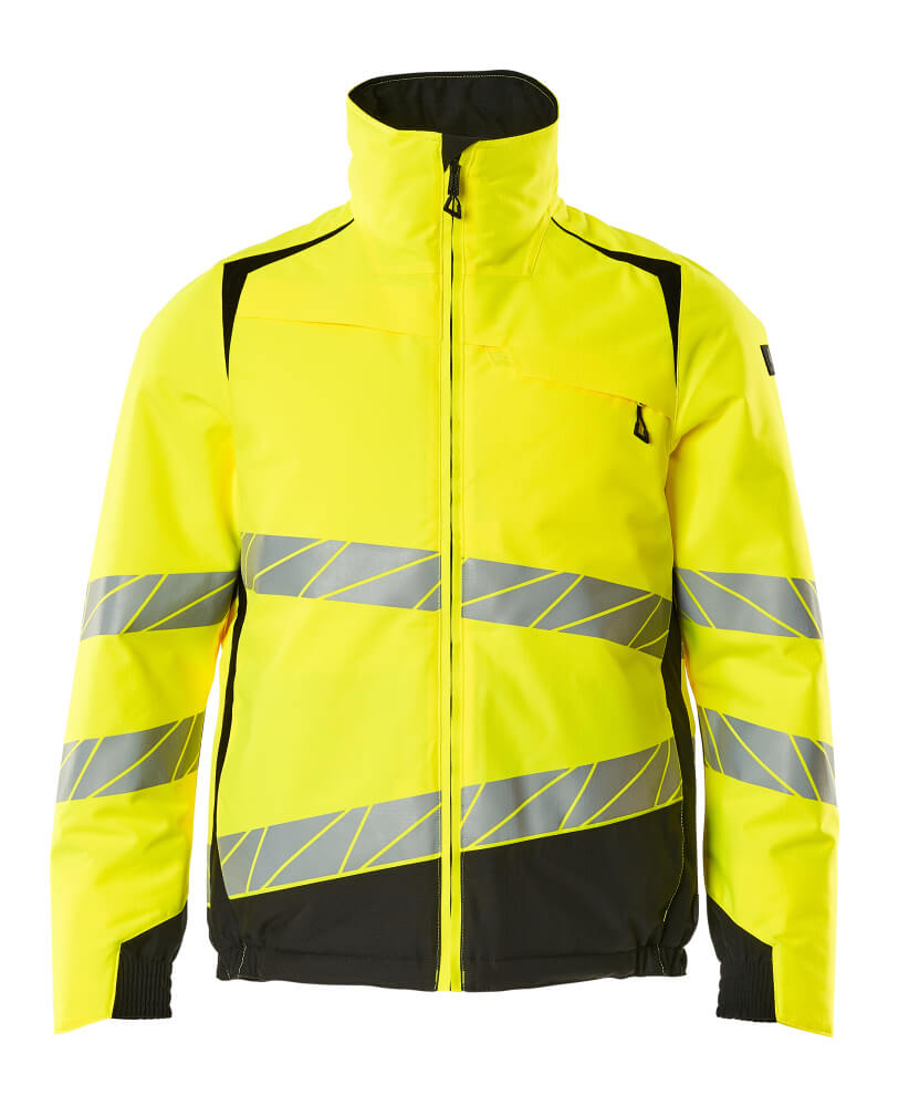 MASCOT-Warnschutz, Warnschutz-Winterjacke, CLIMASCOT, high vis gelb/schwarz
