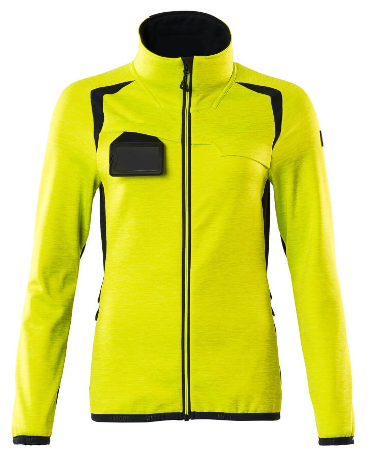 MASCOT-Warnschutz, Warn-Damen Fleecejacke, ACCELERATE SAFE, high vis gelb/schwarz