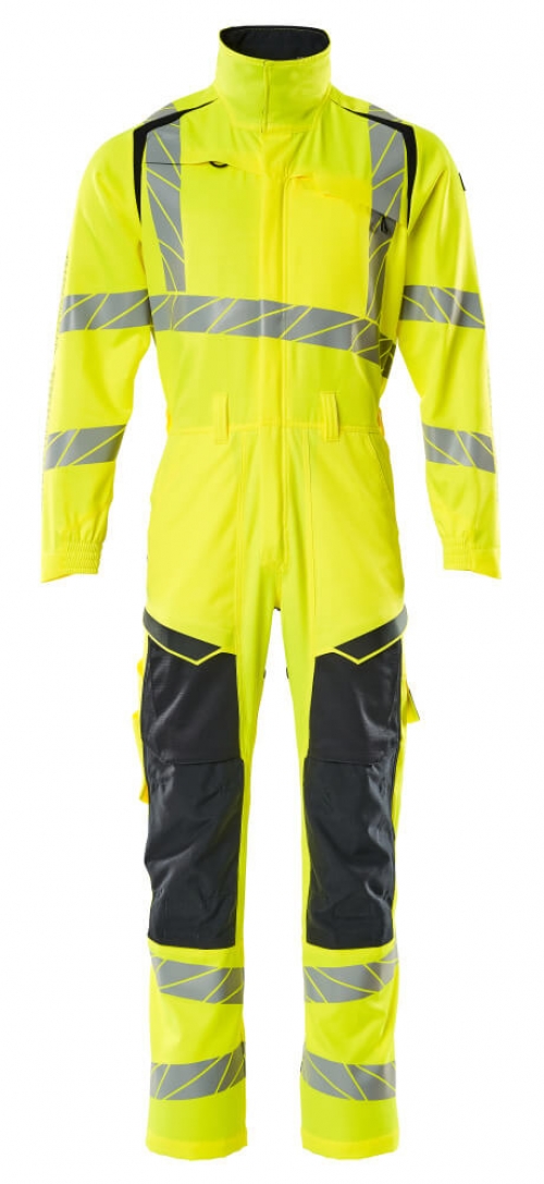 MASCOT-Warnschutz, Warnschutz-Overall, Accel. Safe, warngelb/schwarzblau