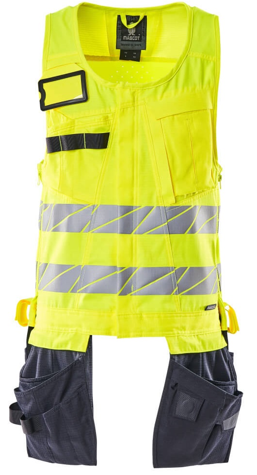 MASCOT-Warnschutz, Werkzeug-Warn-Weste, ACCELERATE SAFE, warngelb/schwarzblau