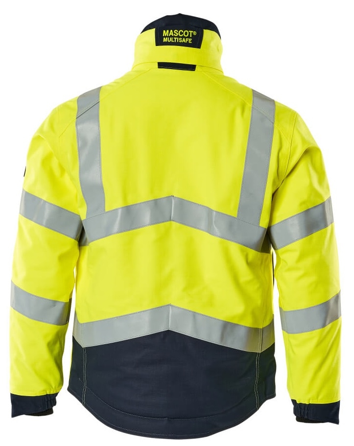 MASCOT-Warnschutz, Warn-Winter-Pilotjacke, MULTISAFE, warngelb/schwarzblau