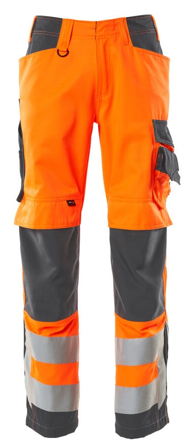 MASCOT-Warnschutz, Warn-Bund-Hose, SAFE SUPREME, mit Knietaschen, Lg: 82 cm, warnorange/dunkelanthrazit