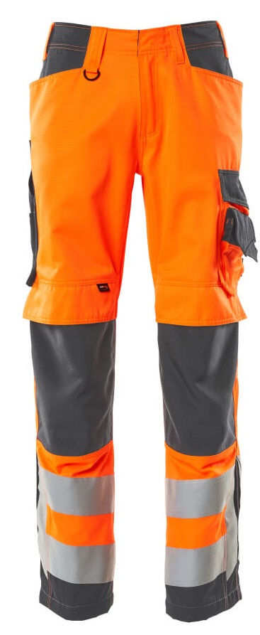 MASCOT-Warnschutz, Warn-Bund-Hose, SAFE SUPREME, mit Knietaschen, Lg: 90 cm, warnorange/dunkelanthrazit