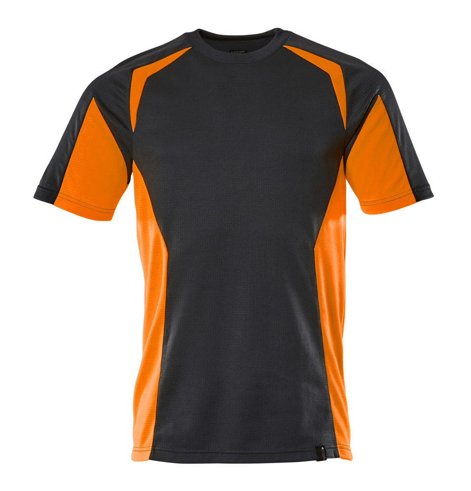 MASCOT-Warnschutz T-Shirt, Accel. Safe, schwarzblau/warnorange