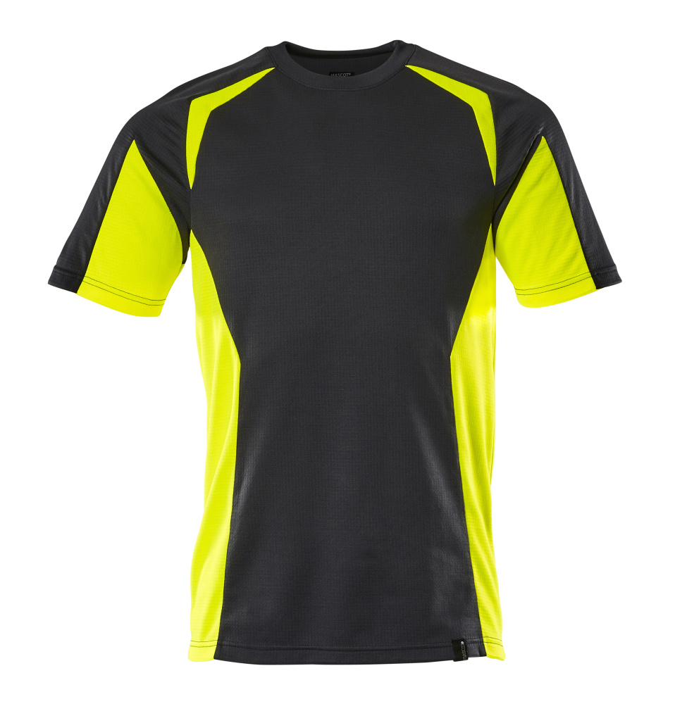 MASCOT-Warnschutz, Warnschutz T-Shirt, Accel. Safe, schwarz/warngelb