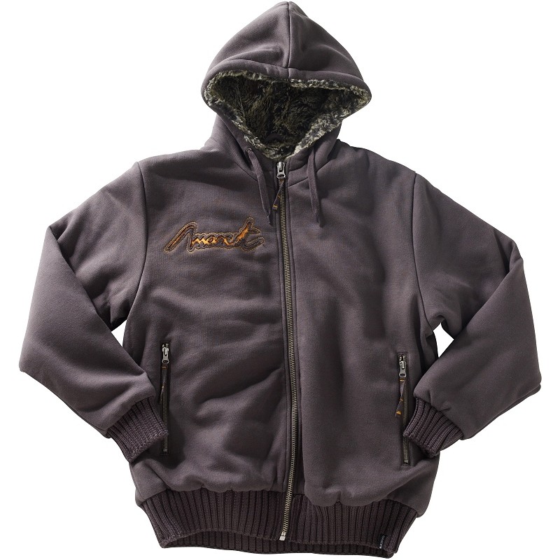 Gr.M MASCOT-Workwear, Kapuzensweatshirt, Monforte, YOUNG, 360 g/m², dunkelanthrazit