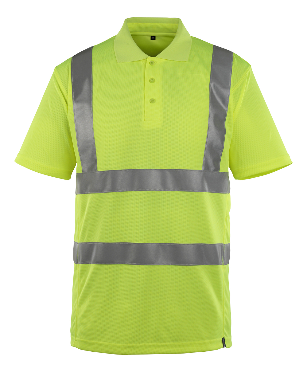 MASCOT-Warnschutz-Polo-Shirt, Itabuna, SAFE CLASSIC, warngelb