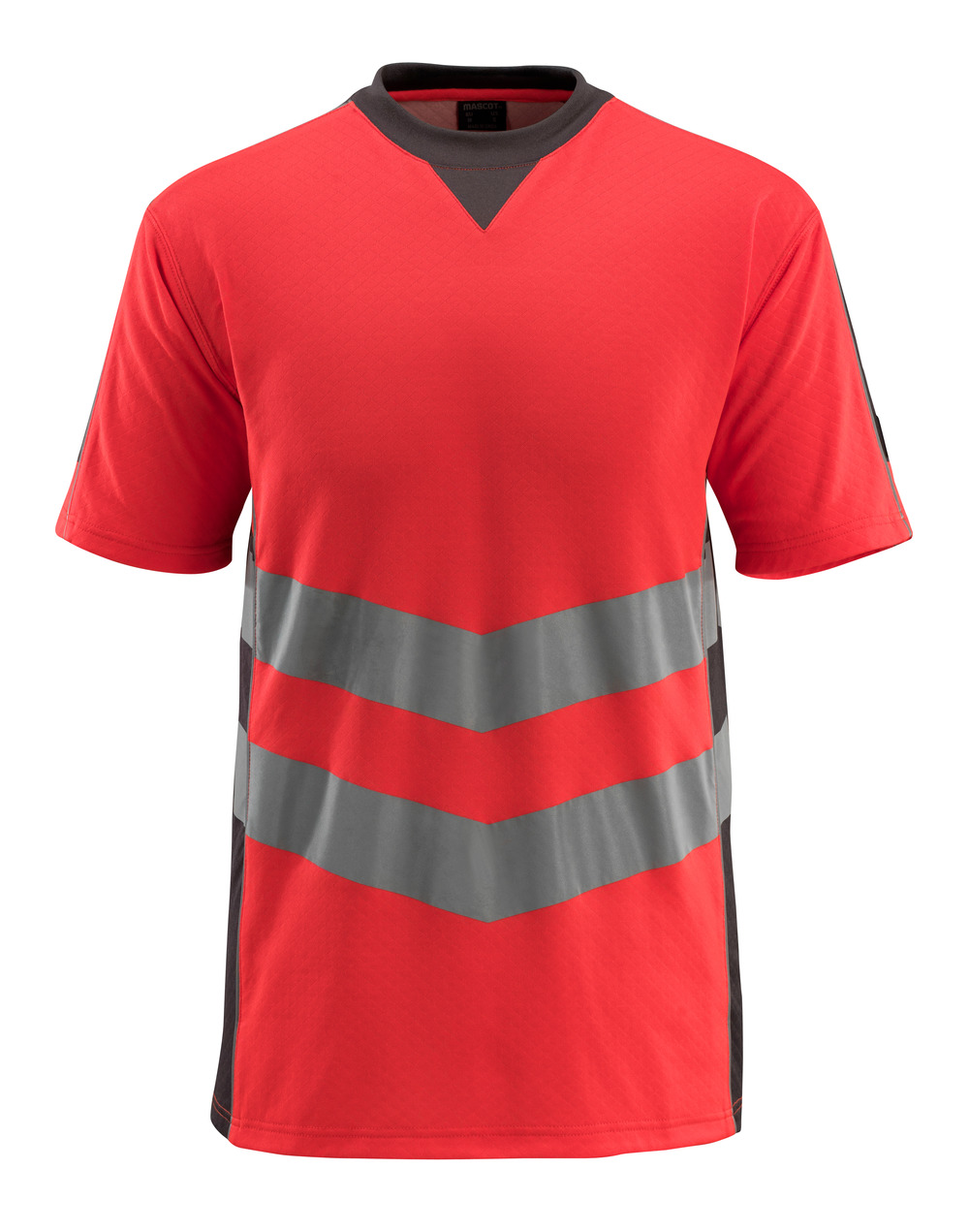 MASCOT-Warnschutz, Warn-T-Shirt, Sandwell,  170 g/m², rot/dunkelanthrazit