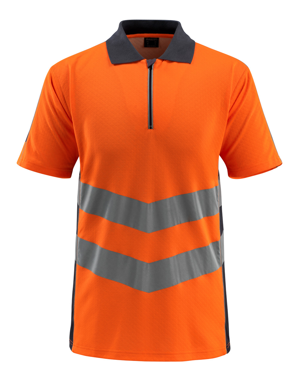 MASCOT-Warnschutz, Warn-Polo-Shirt, Murton,  170 g/m², orange/schwarzblau