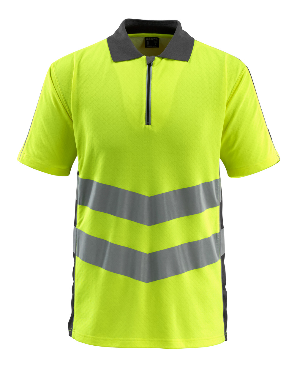 MASCOT-Warnschutz, Warn-Schutz-Polo-Shirt, Murton, SAFE SUPREME, 170 g/m², gelb/dunkelanthrazit