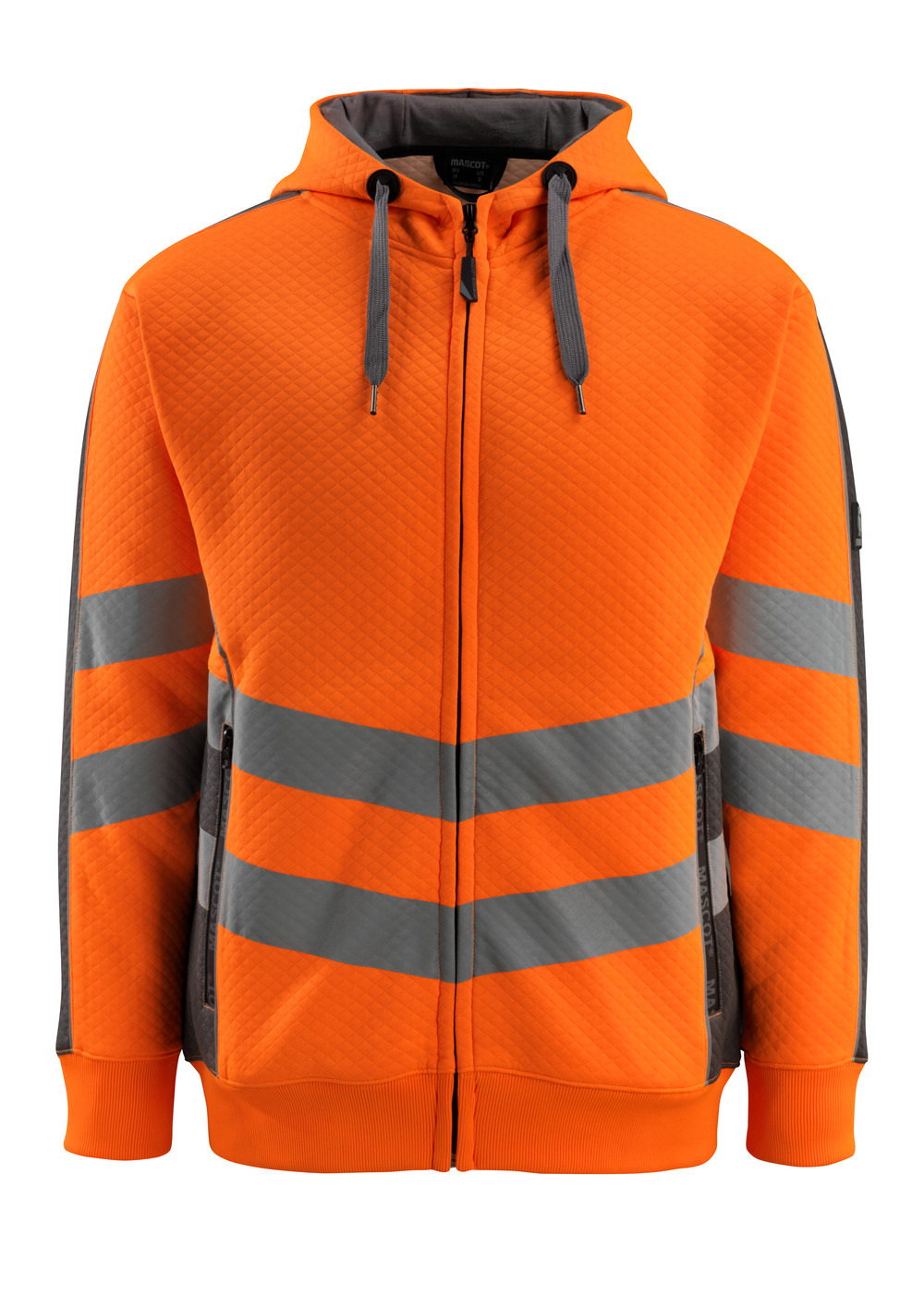 MASCOT-Warnschutz, Warn-Sweatshirt, Corby,  310 g/m², orange/dunkelanthrazit