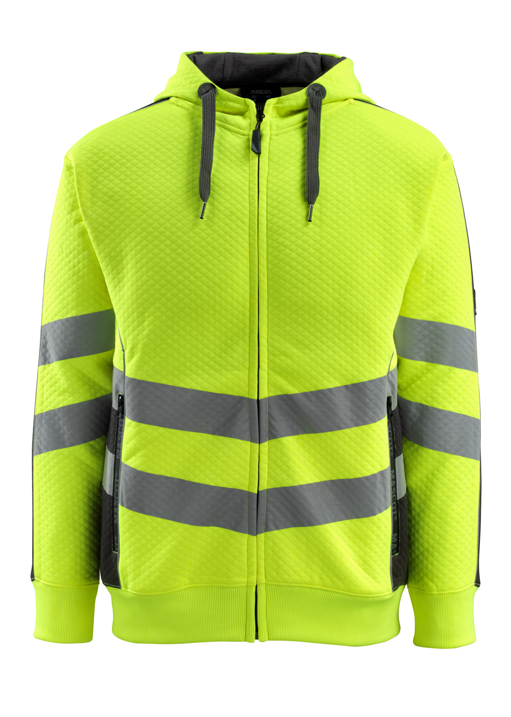 MASCOT-Warnschutz, Warn-Sweatshirt, Corby,  310 g/m², gelb/schwarz

