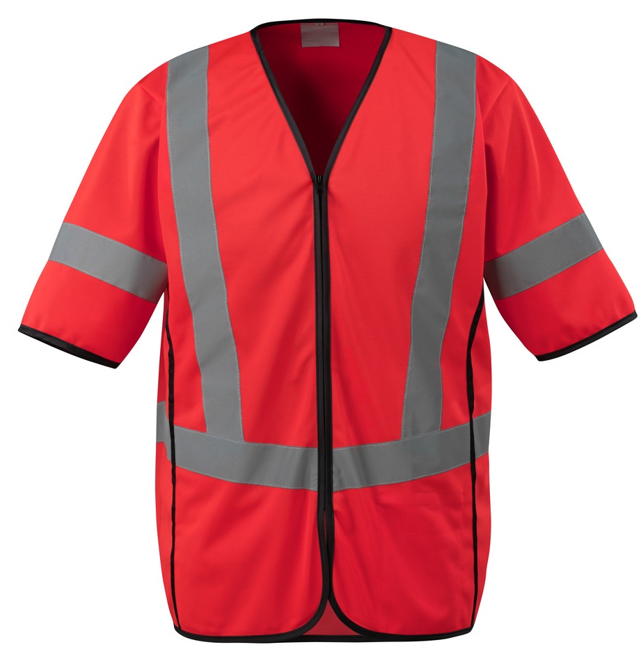 MASCOT-Warnschutz, Verkehrs-Warn-Weste, 130 g/m², rot