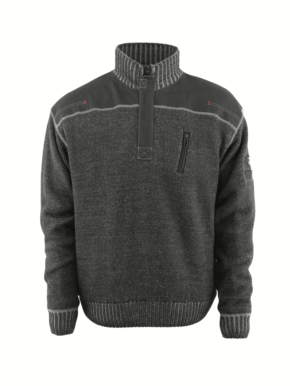 MASCOT-Kälteschutz, Strickpullover, Naxos, 540 g/m², hellanthrazit