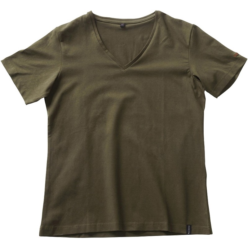 Gr.L MASCOT-Workwear, Damen-T-Shirt, Skyros, CROSSOVER, 230 g/m², dunkeloliv