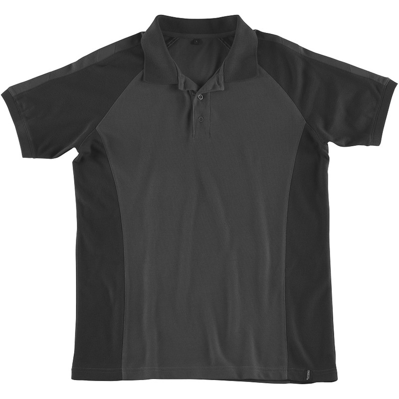 MASCOT-Workwear, Poloshirt, Bottrop, UNIQUE, 180 g/m², dunkelanthrazit/schwarz