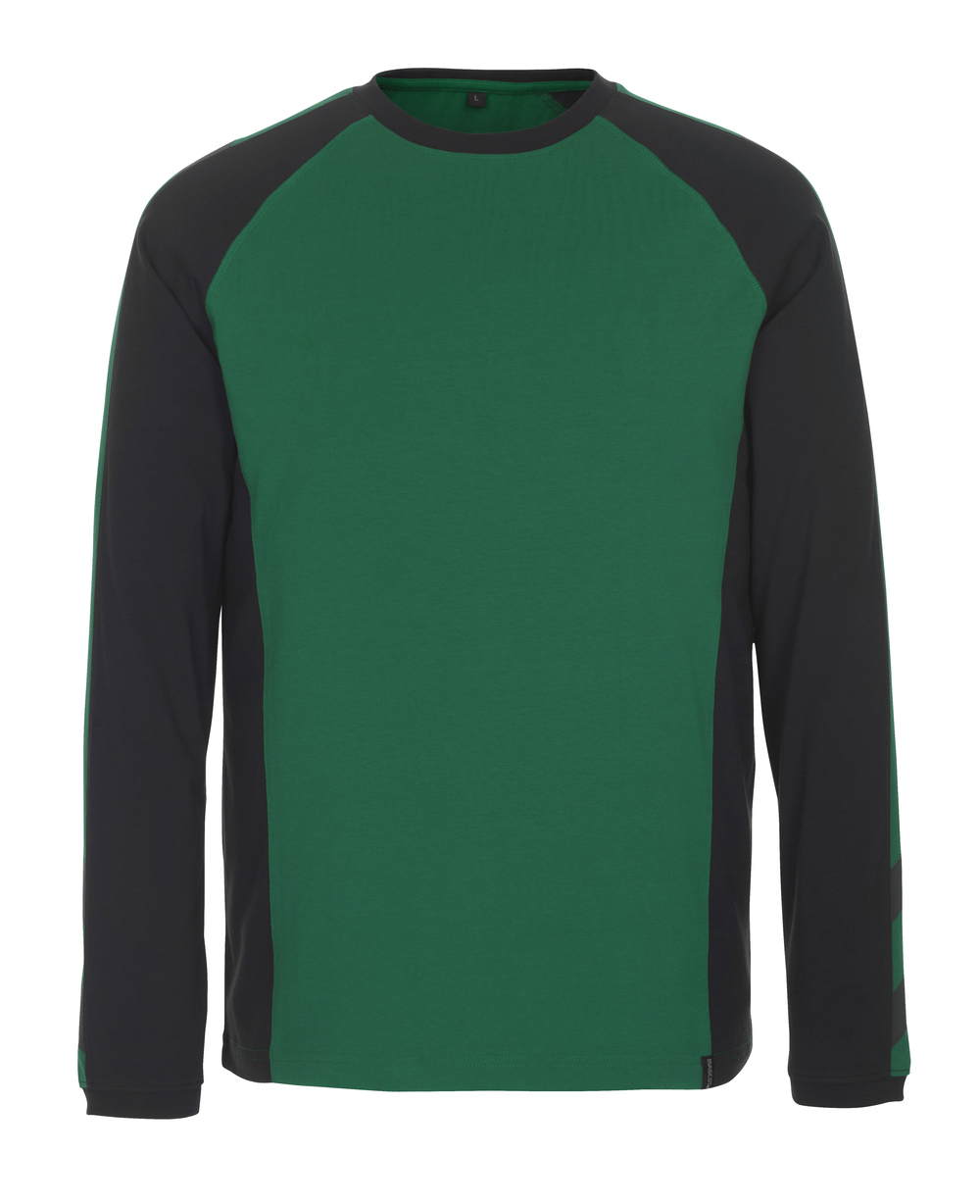 Gr.XL MASCOT-Workwear, T-Shirt, Bielefeld, UNIQUE, 195 g/m², grün/schwarz