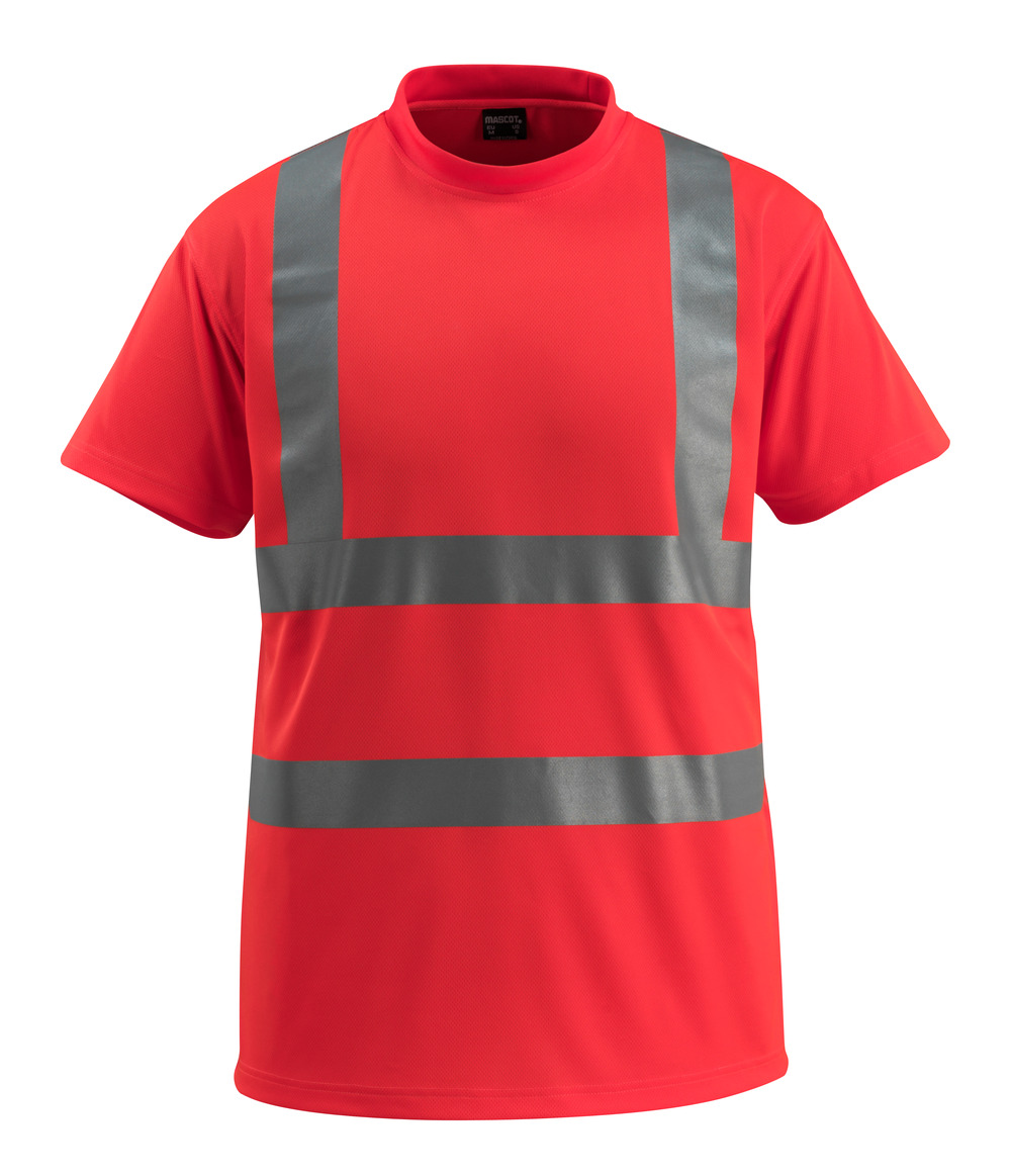 MASCOT-Warnschutz, Warn-T-Shirt, Townsville,  160 g/m², rot