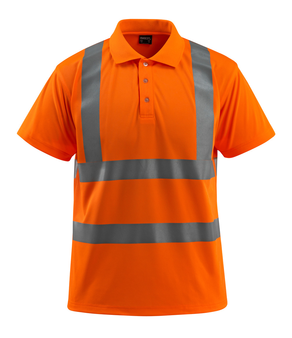 MASCOT-Warnschutz, Warn-Polo-Shirt, Bowen,  130 g/m², orange