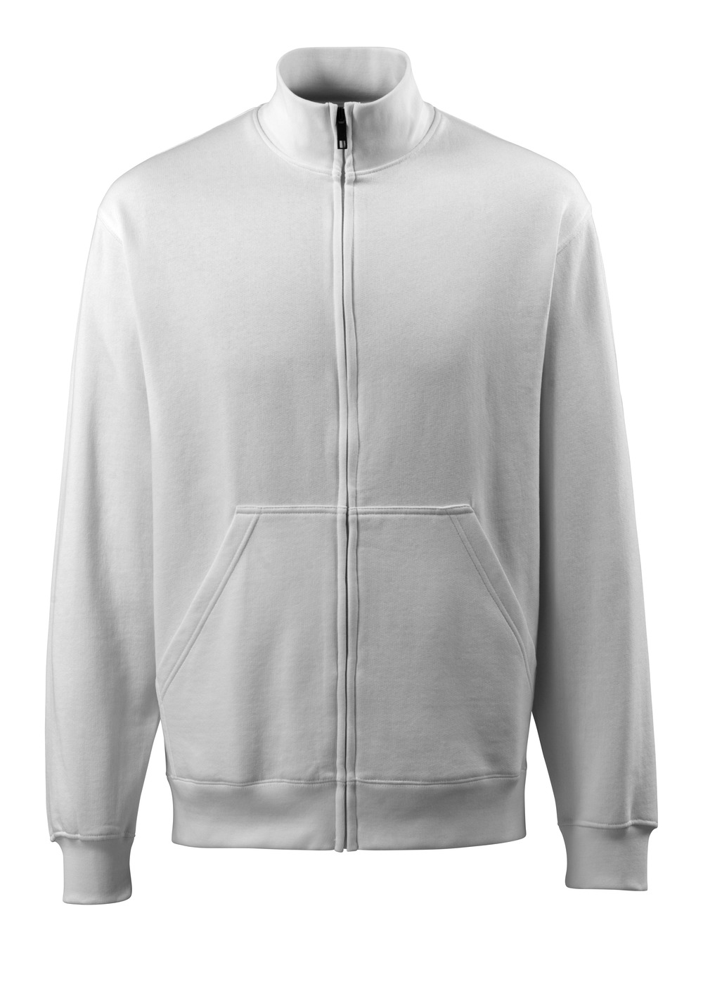 MASCOT-Sweatshirt mit Reißverschluss, Lavit, 340 g/m², weiß