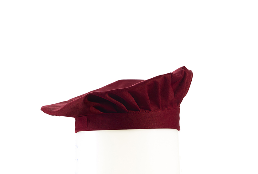 LEIBER-Jobwear, Barett-Mütze, ca. 190g/m², bordeaux