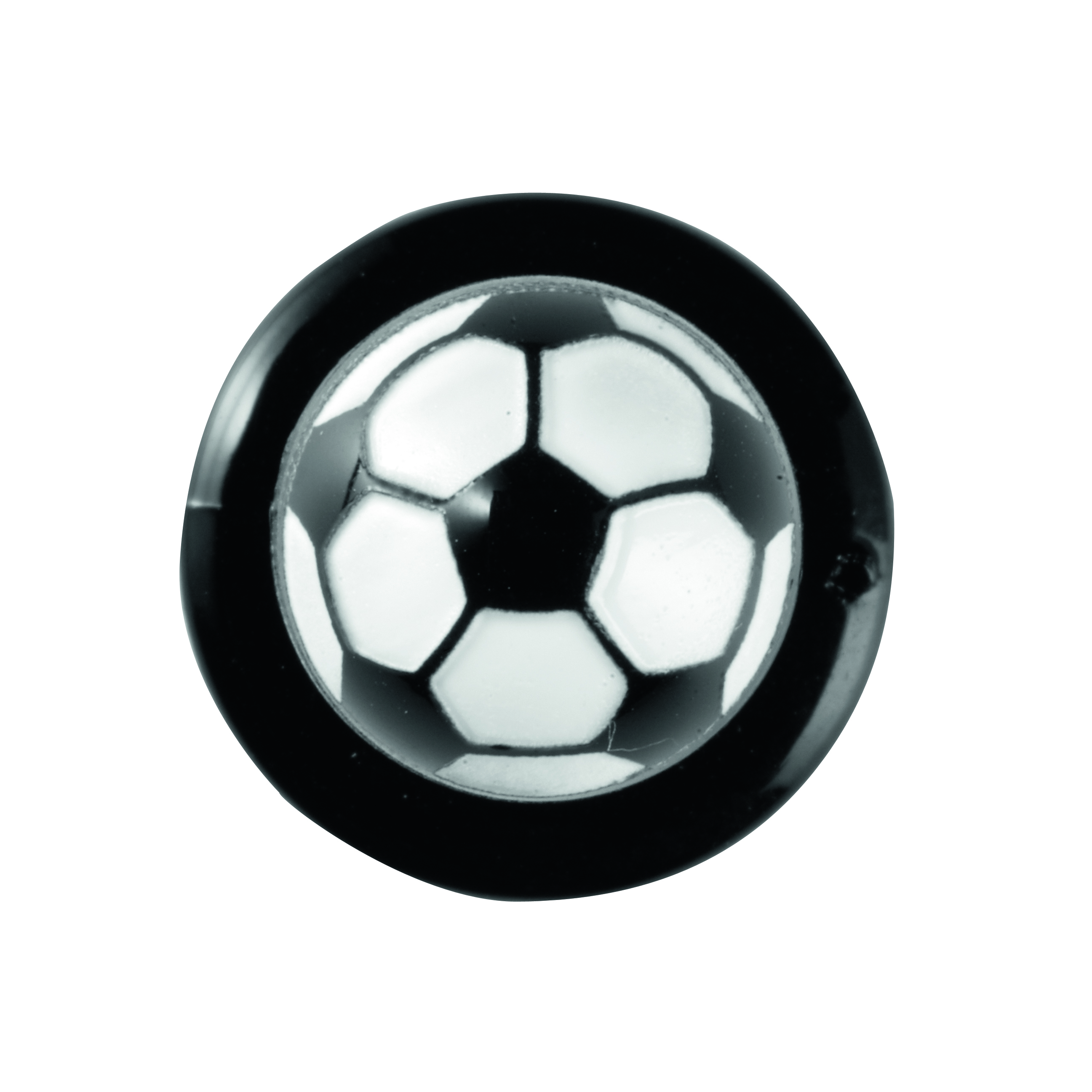 LEIBER-Jobwear, Kugel-Knöpfe, Fußball, 1 Pack á 12 St