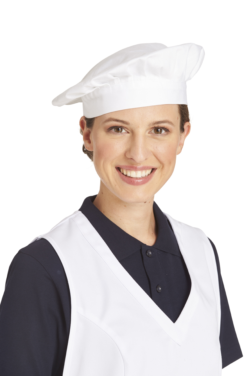 LEIBER-Jobwear, Kochmütze, ca. 200 g/m², weiß