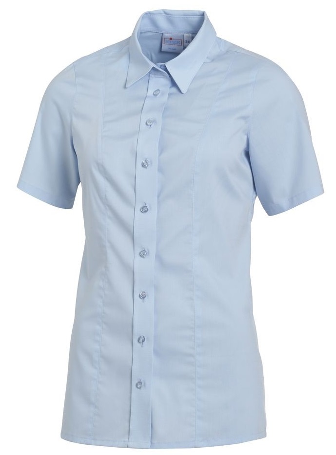 LEIBER-Jobwear, Damenbluse, Arbeits-Bluse, ca. 125 g/m², hellblau