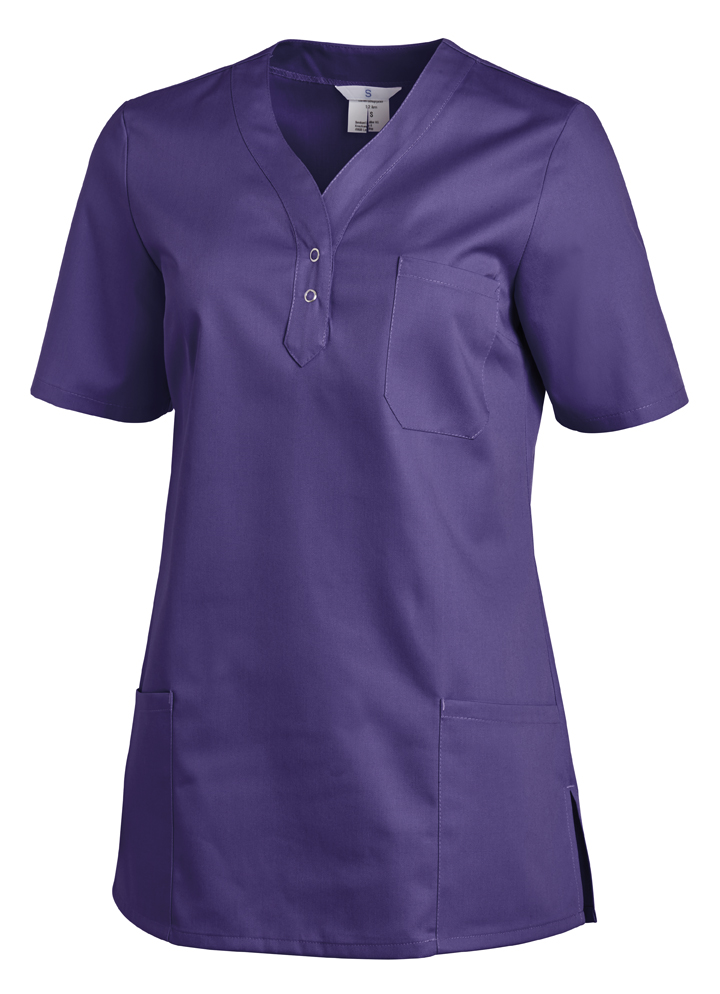 LEIBER-Jobwear, Damen-Schlupfjacke, Arbeits-Berufs-Jacke, 1/2 Arm, lila