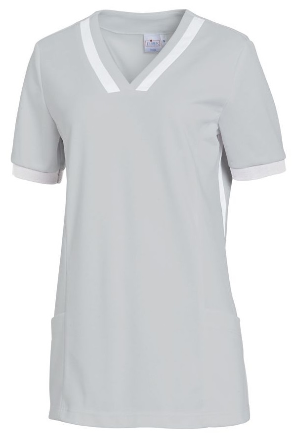 LEIBER-Jobwear, Damen-T-Shirt, silbergrau